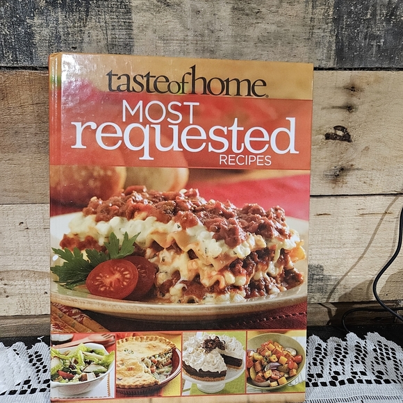 Taste Of Home Other - Taste of Home Most Requested Recipes Cookbook - Red and Gold Cover